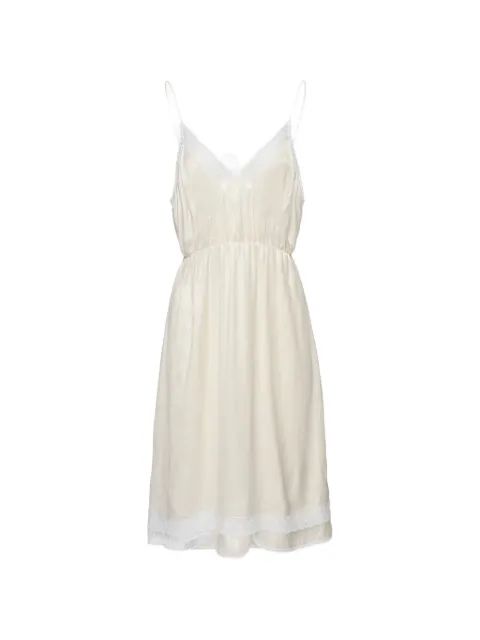 Magda Butrym lace-trim slip dress