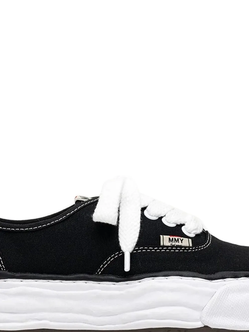 Maison MIHARA YASUHIRO Baker distorted-sole sneakers Zwart