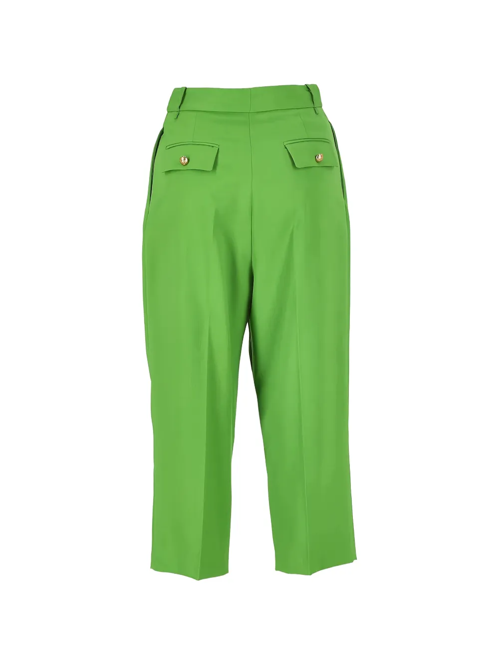 Elisabetta Franchi Broek met geplooid detail Groen