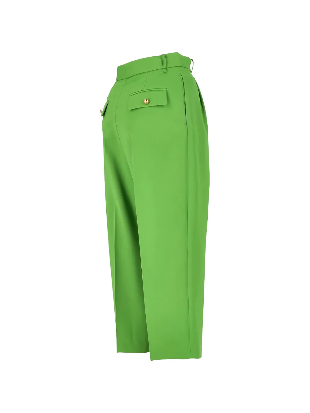 Elisabetta Franchi Broek met geplooid detail Groen