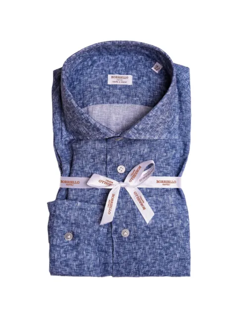 BORRIELLO NAPOLI spread-collar shirt