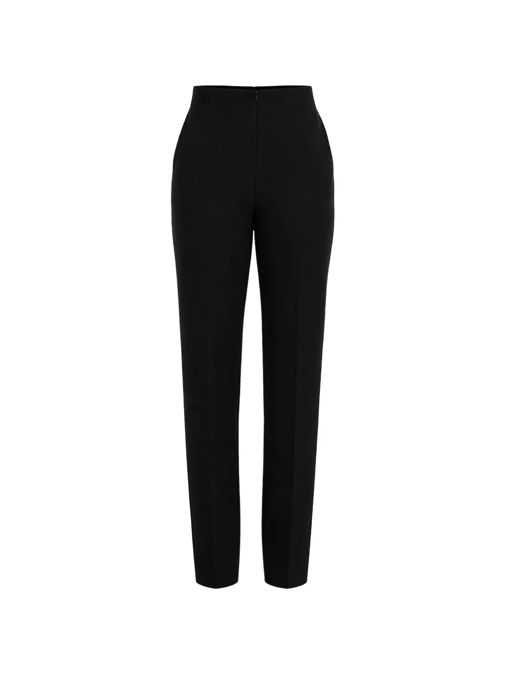 Emporio Armani concealed-fastening trousers - Nero