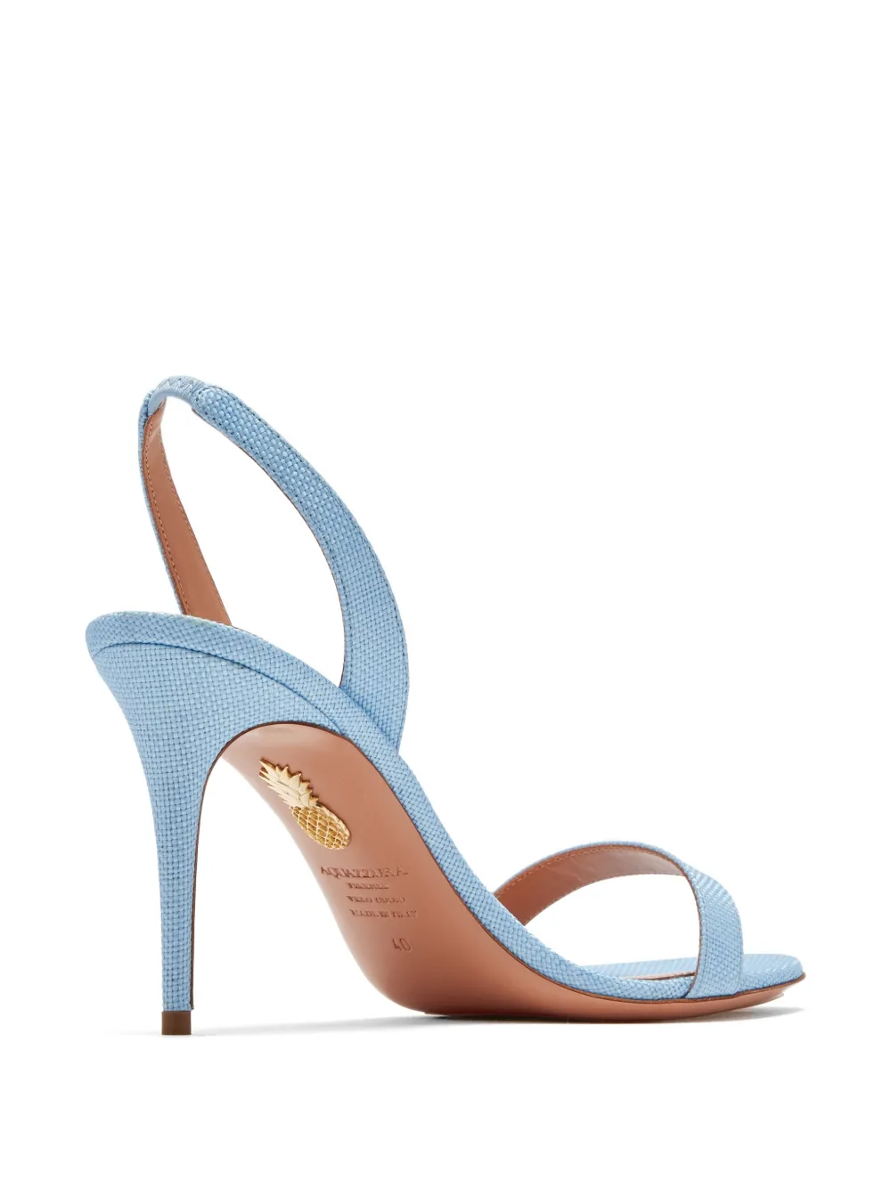 Aquazzura So Nude slingback sandals Blauw