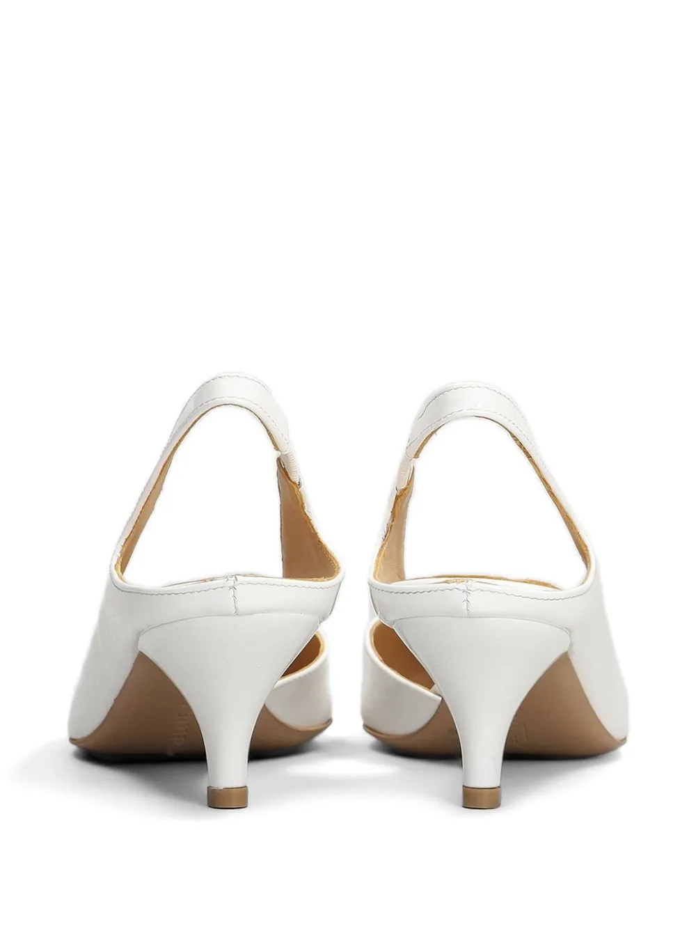Fratelli Russo Slingback pumps met hak Wit