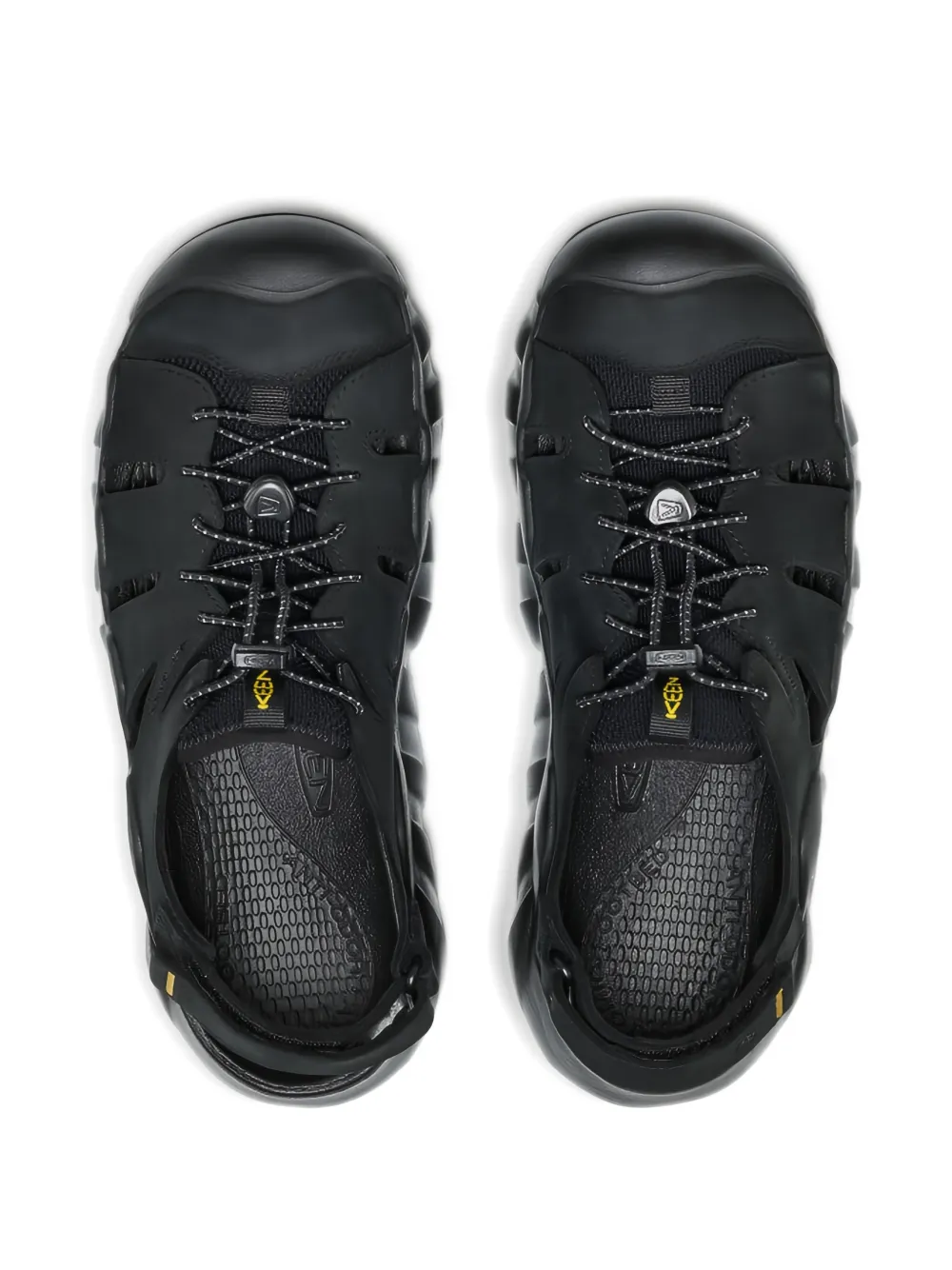 KEEN FOOTWEAR Hyperport Fisherman leather sandals Zwart