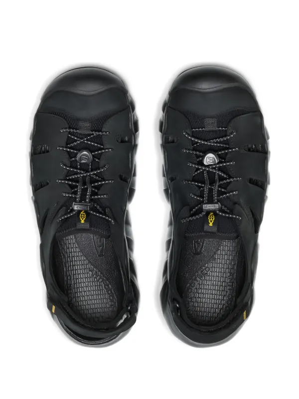 KEEN FOOTWEAR Hyperport Fisherman Leather Sandals | Black