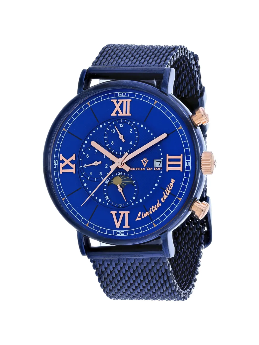 CHRISTIAN VAN SANT Somptueuse LTD 46mm watch - Blu