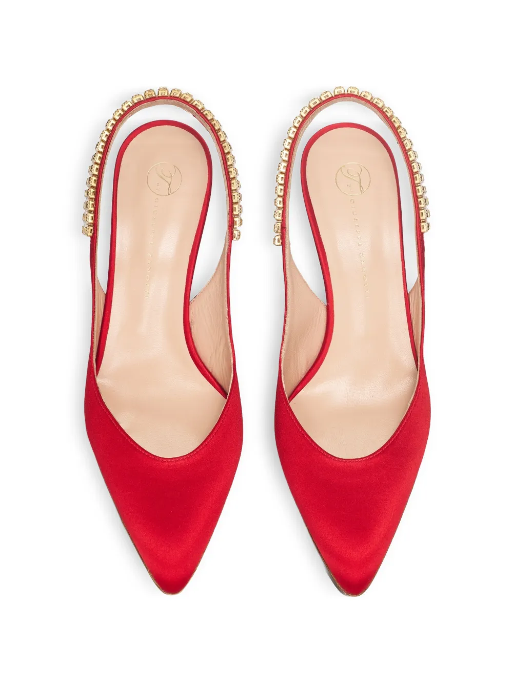 Temperley London Raven slingback pumps Rood