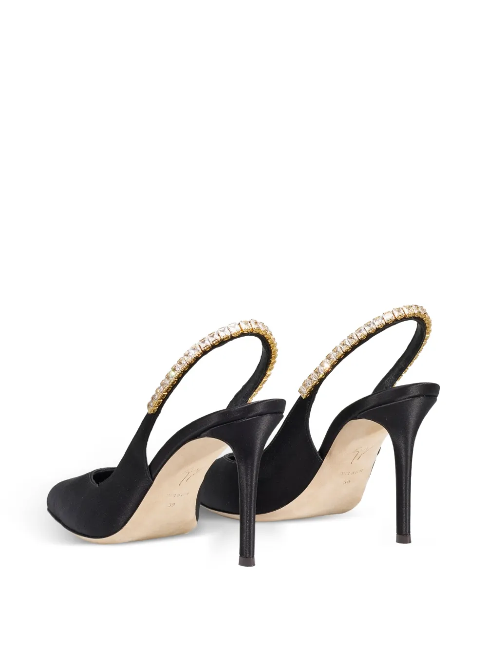 Temperley London Raven slingback pumps Zwart