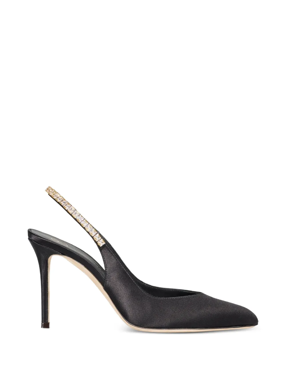 Temperley London Raven slingback pumps Zwart