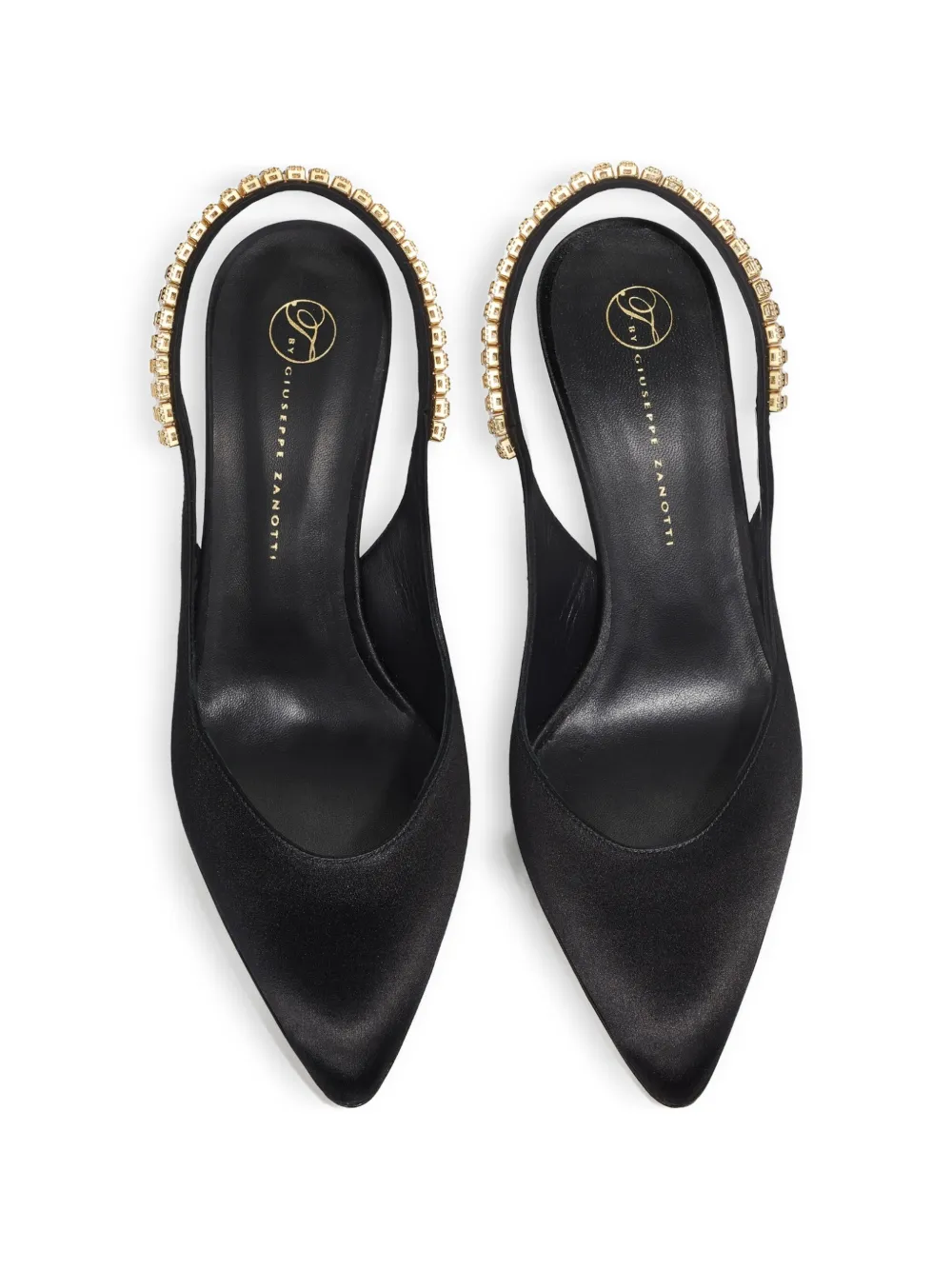 Temperley London Raven slingback pumps Zwart