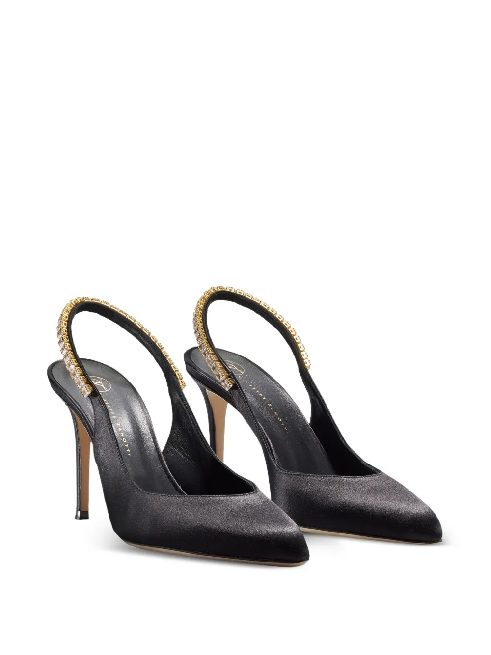 Temperley London Raven slingback pumps Zwart