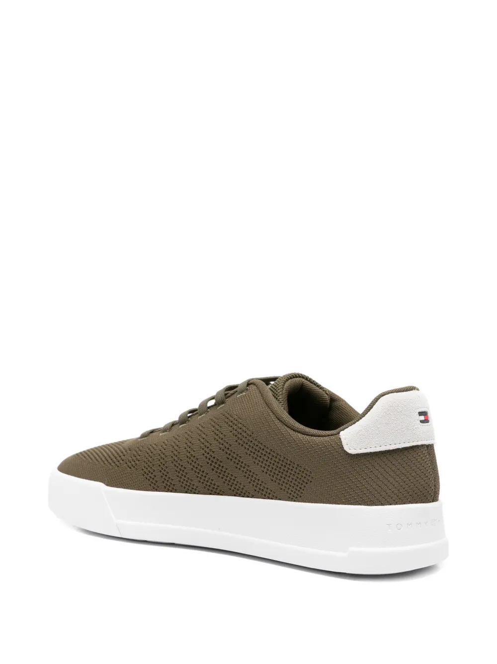 Tommy Hilfiger Sneakers met suède afwerking Groen