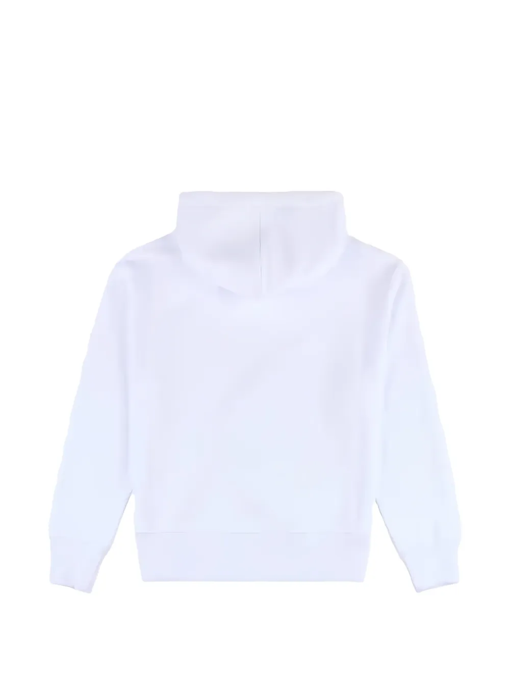 Hogan Hoodie met logoprint en trekkoord Wit