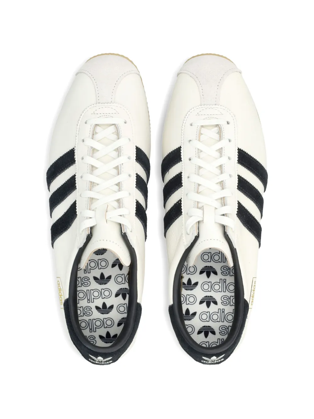 adidas Rekord lace-up leather sneakers Wit