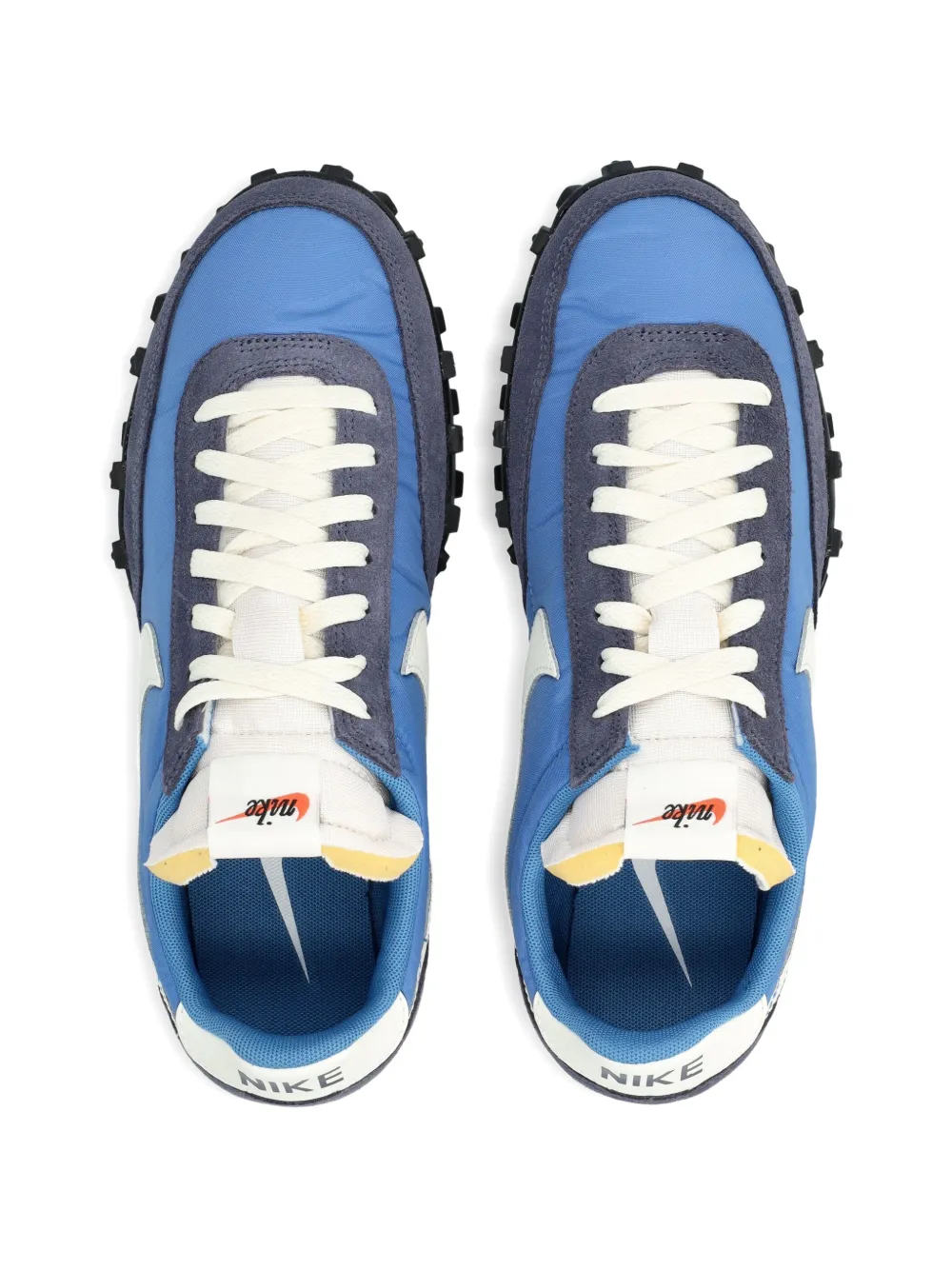 Nike Waffle Racer lace-up suede sneakers Blauw