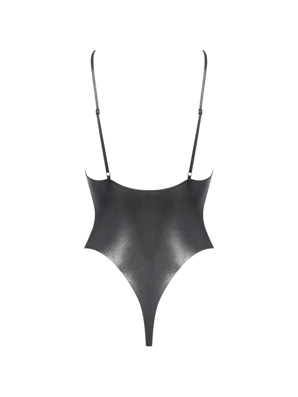 Maison Close Badpak met metallic-effect Zwart