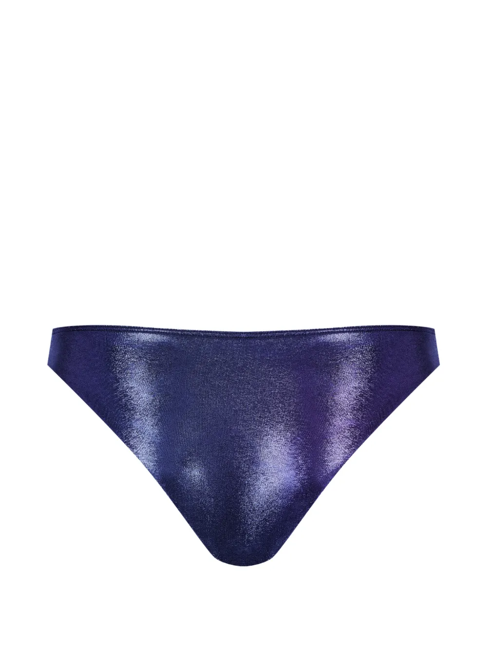 Maison Close Bikinislip met metallic afwerking Blauw