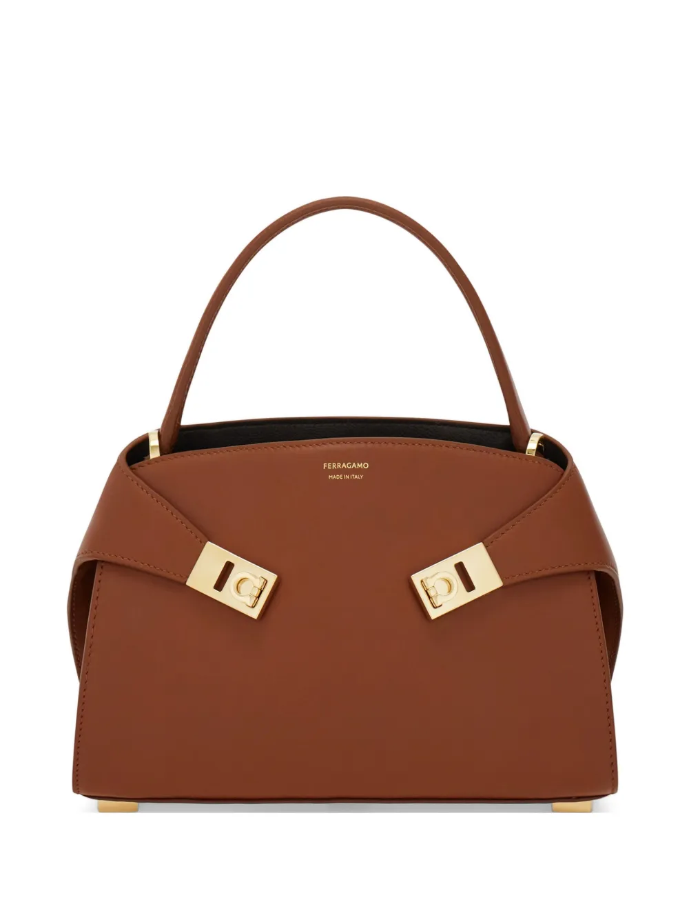 Ferragamo Hug Soft bicolor handbag (XS) - Marrone