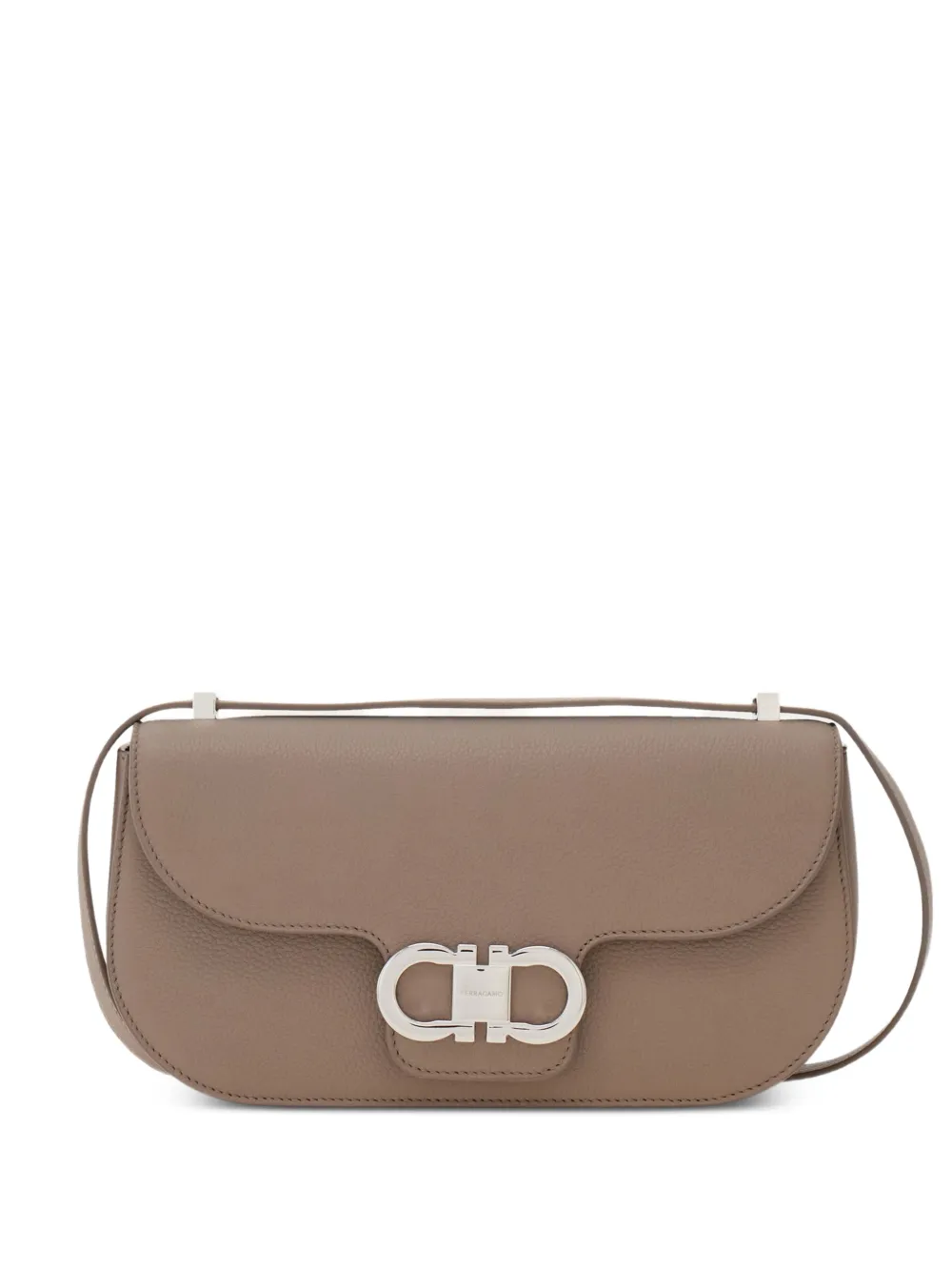 Ferragamo Double Gancini East-West crossbody bag - Toni neutri