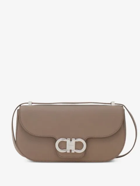 Double Gancini East-West crossbody bag