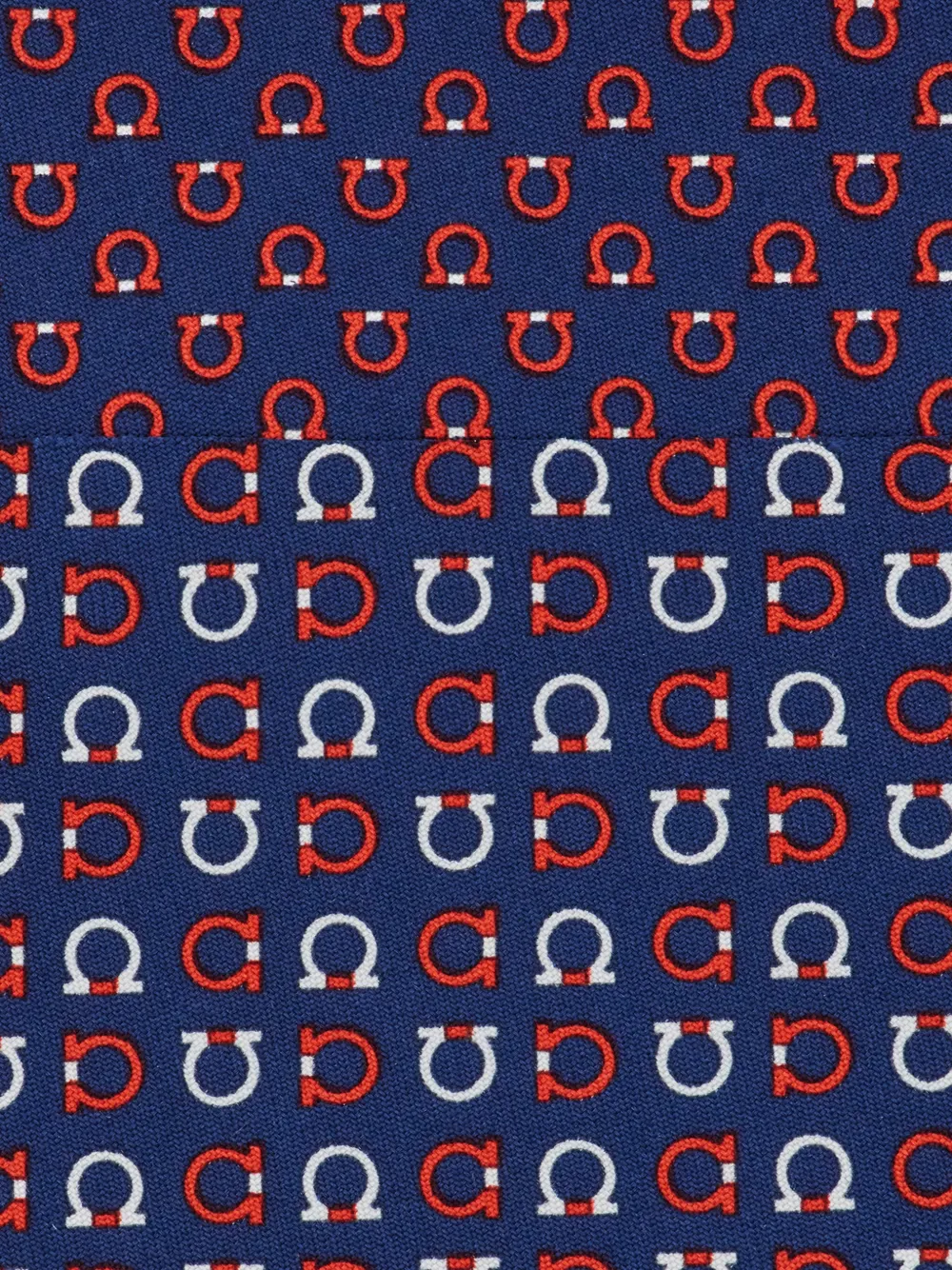 Ferragamo Zijden stropdas Blauw