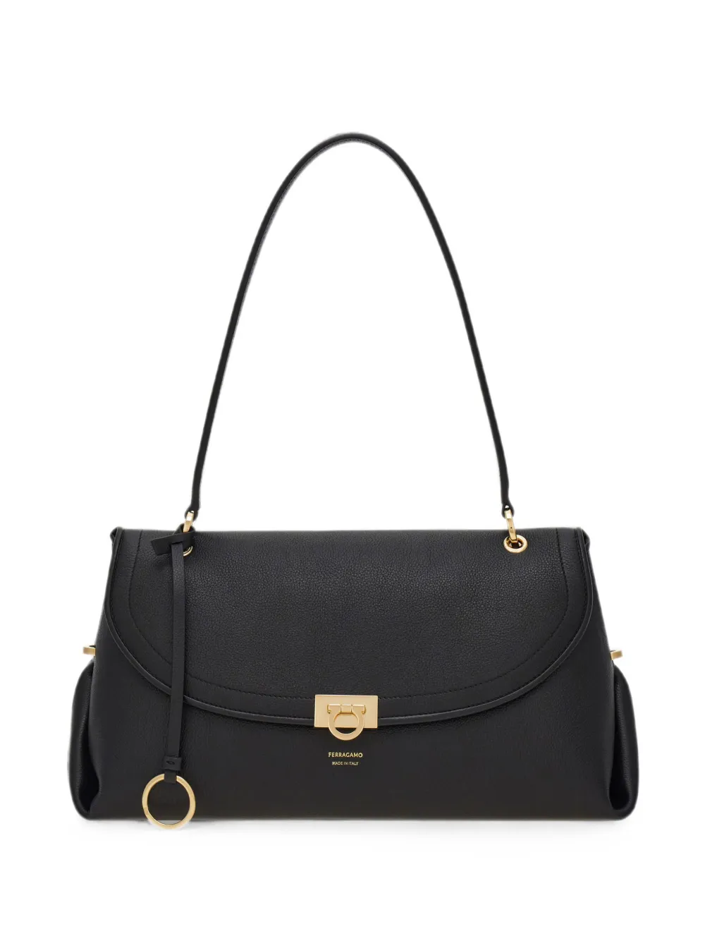 Ferragamo Gancini handbag (M) - Nero