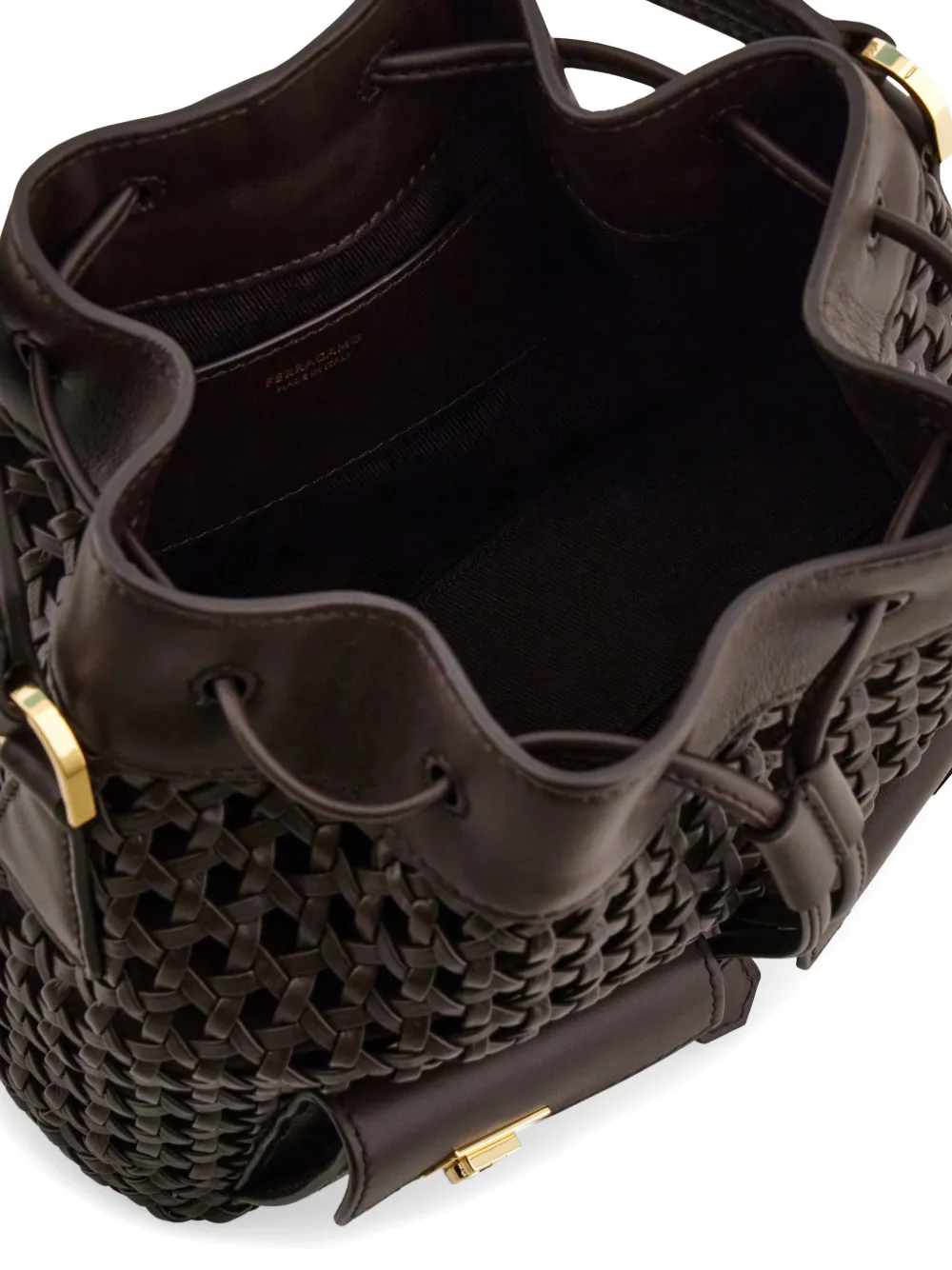 Ferragamo Multipocket bucket-tas Bruin