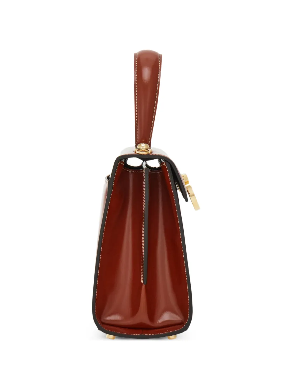 Ferragamo Kleine Iconic shopper met handvat Bruin