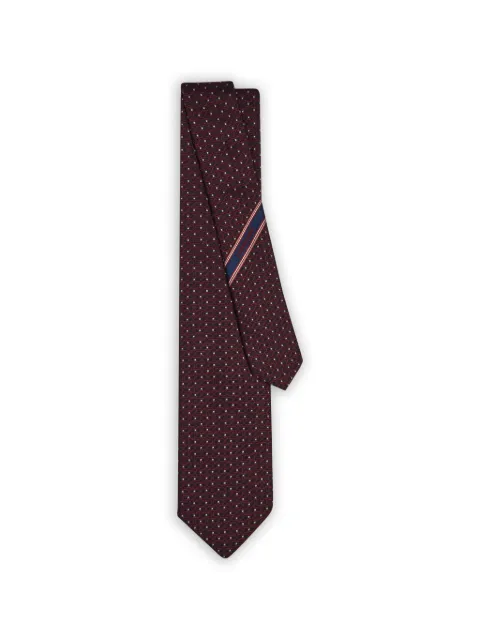 Ferragamo Double-Gancini silk jacquard tie