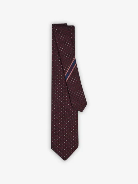 Ferragamo Double-Gancini silk jacquard tie