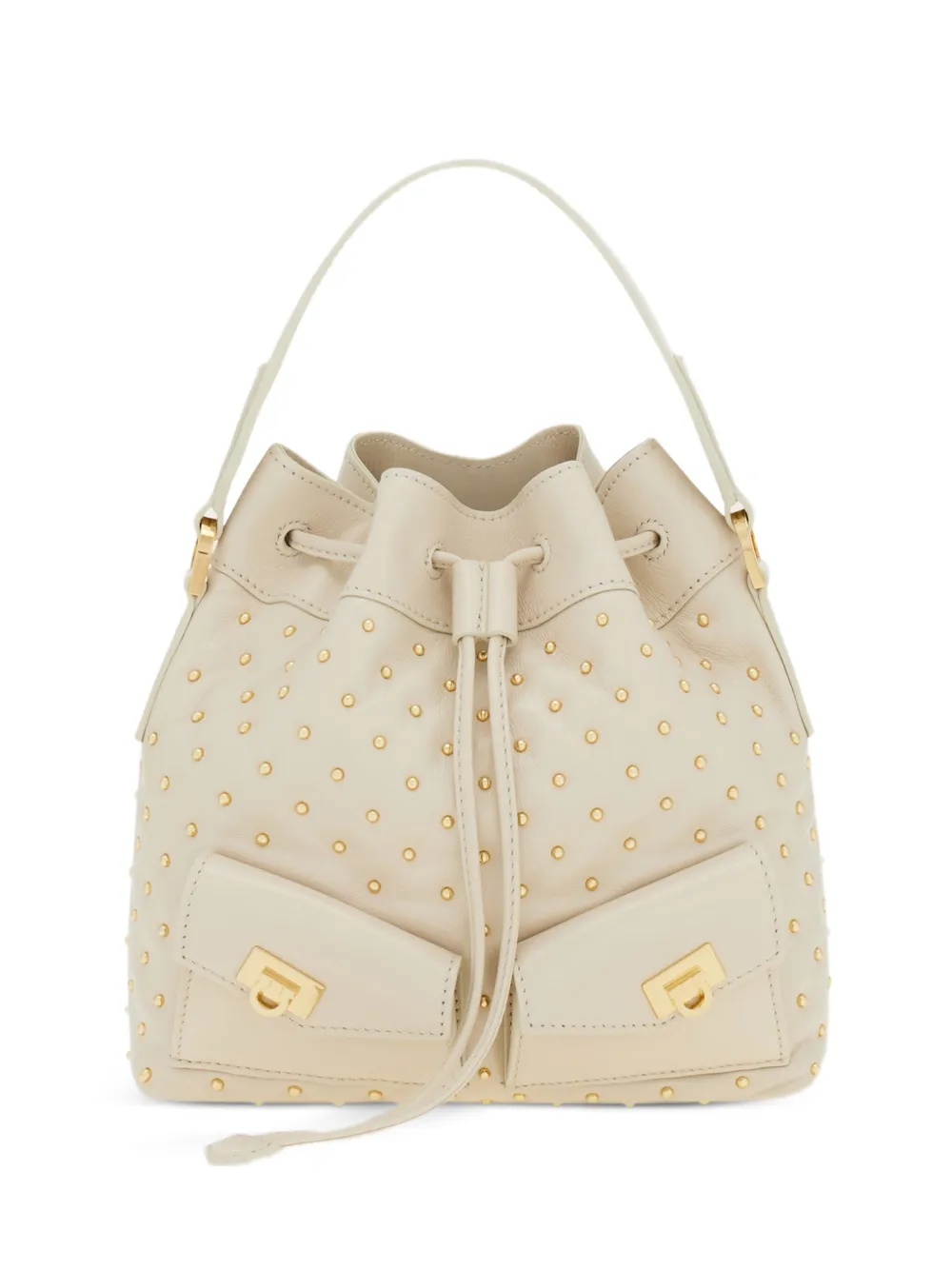 Ferragamo multipocket bucket bag - Nude