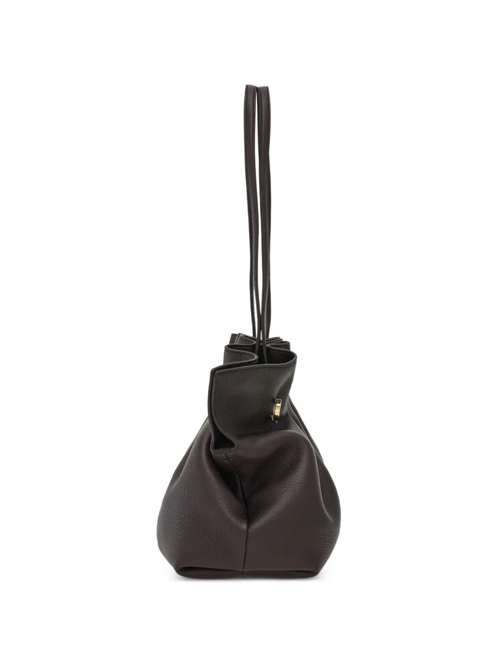Ferragamo Soft medium tas Bruin