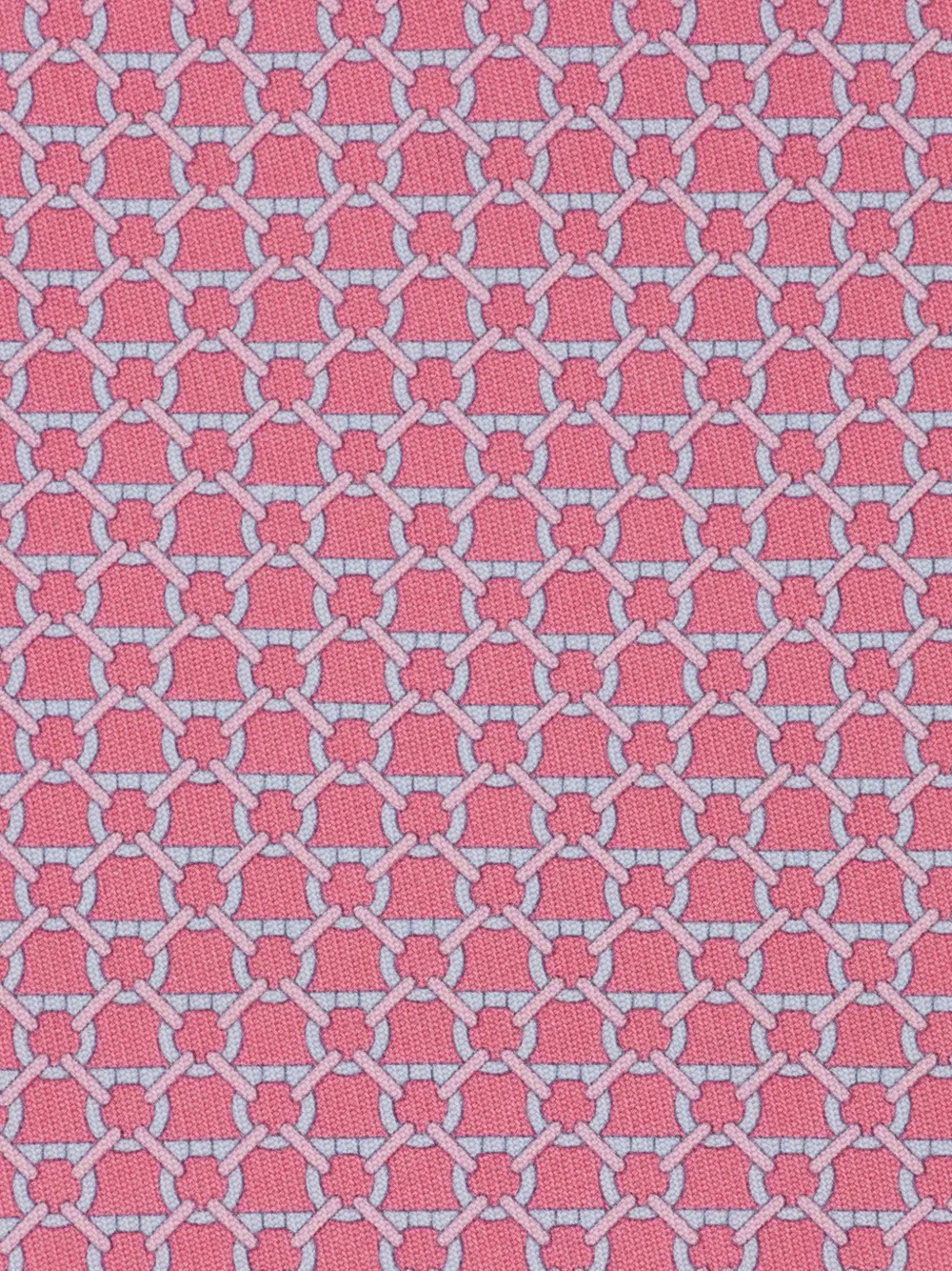 Ferragamo Zijden stropdas met schakelprint Roze