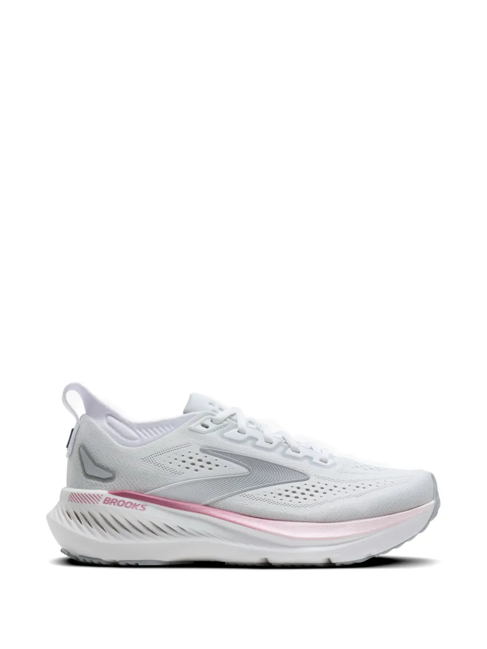BROOKS Glycerin GTS 23 Wide "White/Harbor Mist/Metallic" sneakers - Bianco
