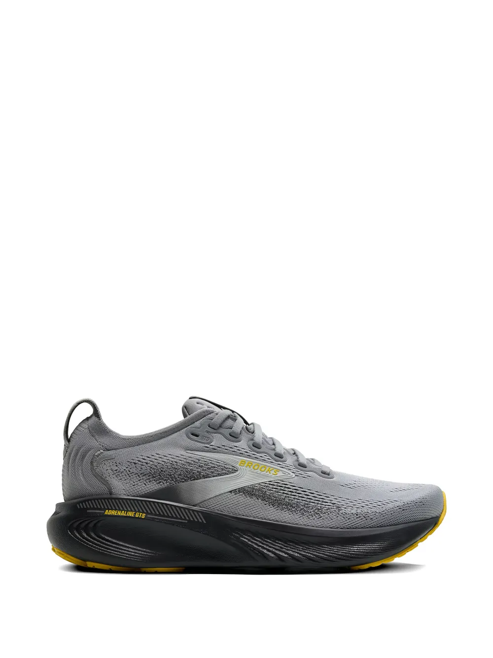 BROOKS Adrenaline GTS 25 "Primer Grey/Ebony/Jasmin" sneakers - Grigio
