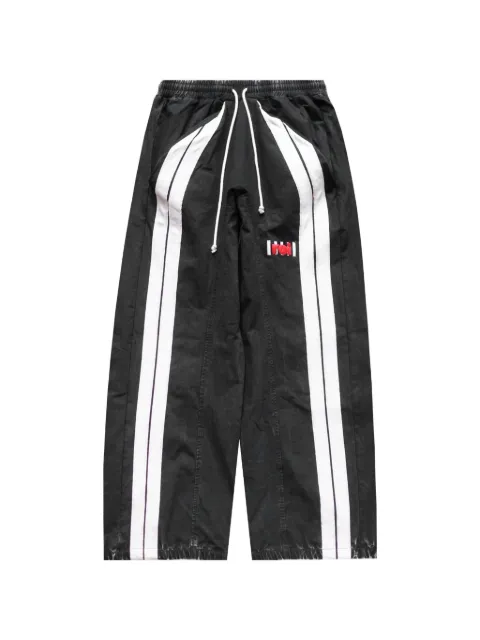RRR123 Trappist side-stripe trousers