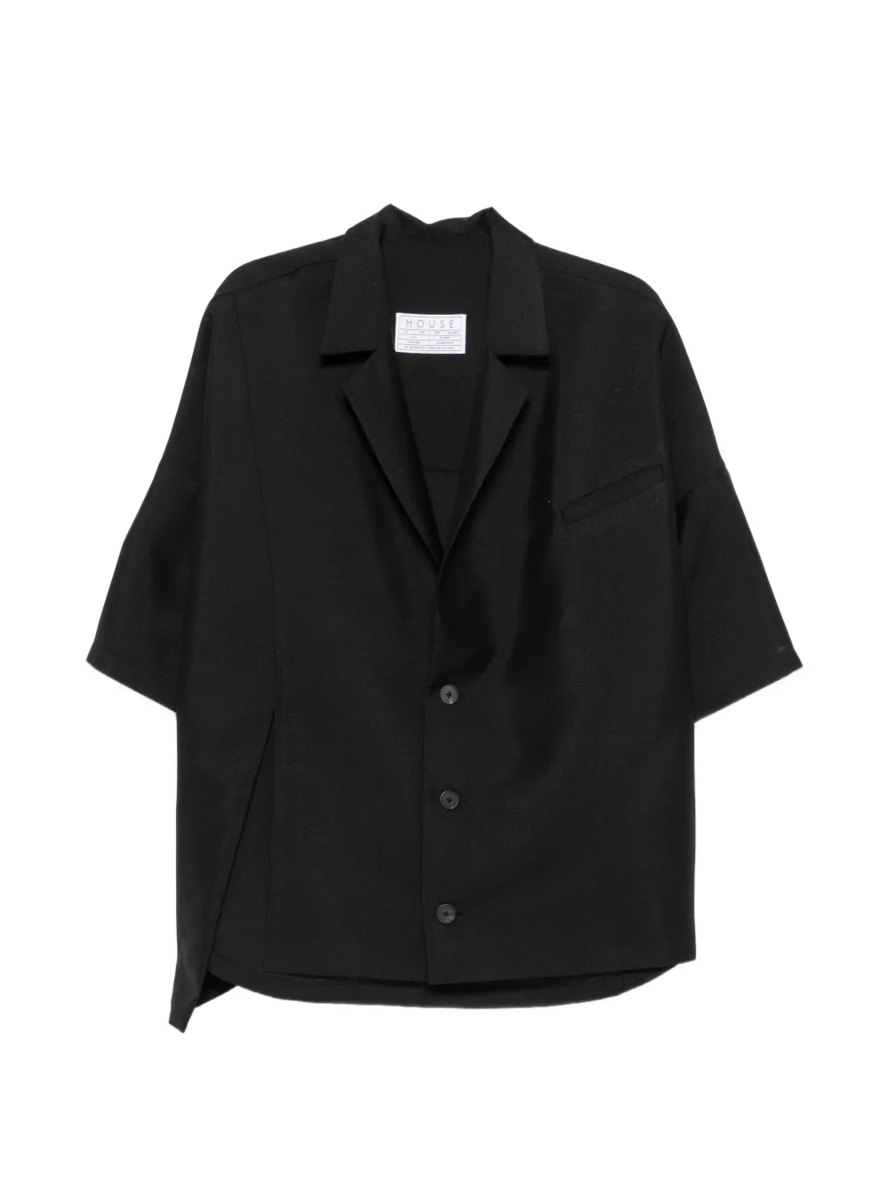 House Of The Very Islands Esra short-sleeve shirt - Black
