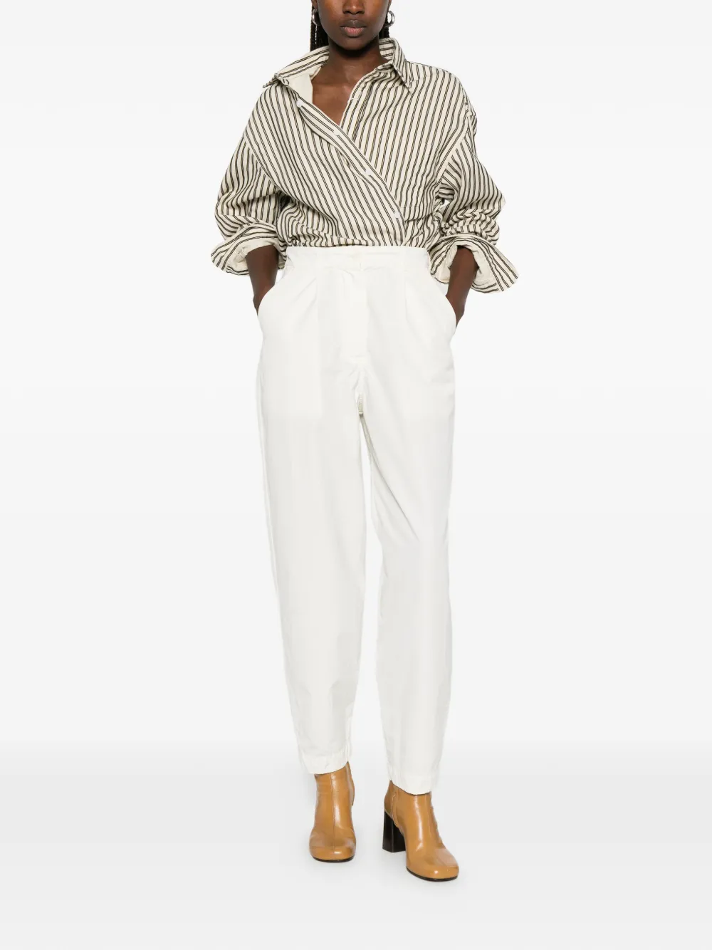 Casey Mili Hiroshi broek Wit