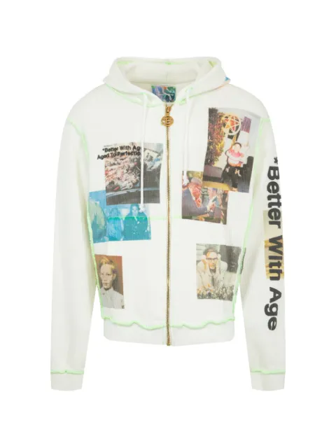 Better with Age  Ricky waffle-knit hoodie