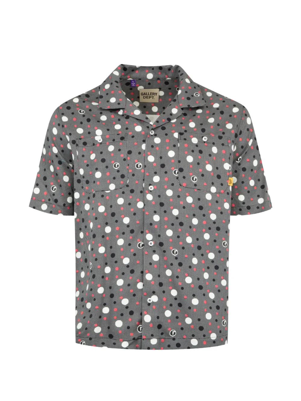 GALLERY DEPT. polka-dot short-sleeve shirt - Grey