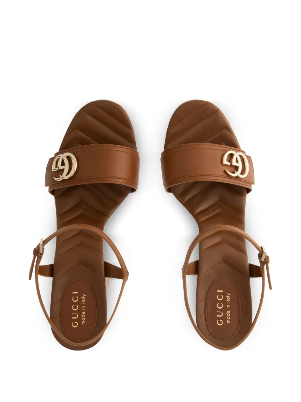 Gucci Leren sandalen Bruin