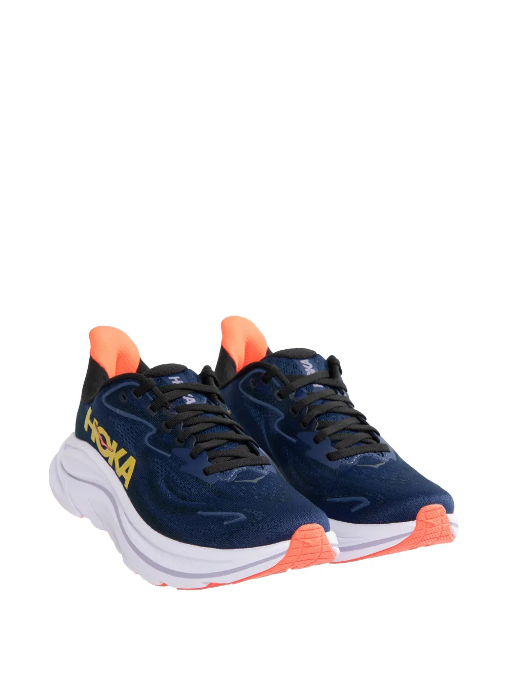 HOKA Clifton 10 mesh sneakers Blauw