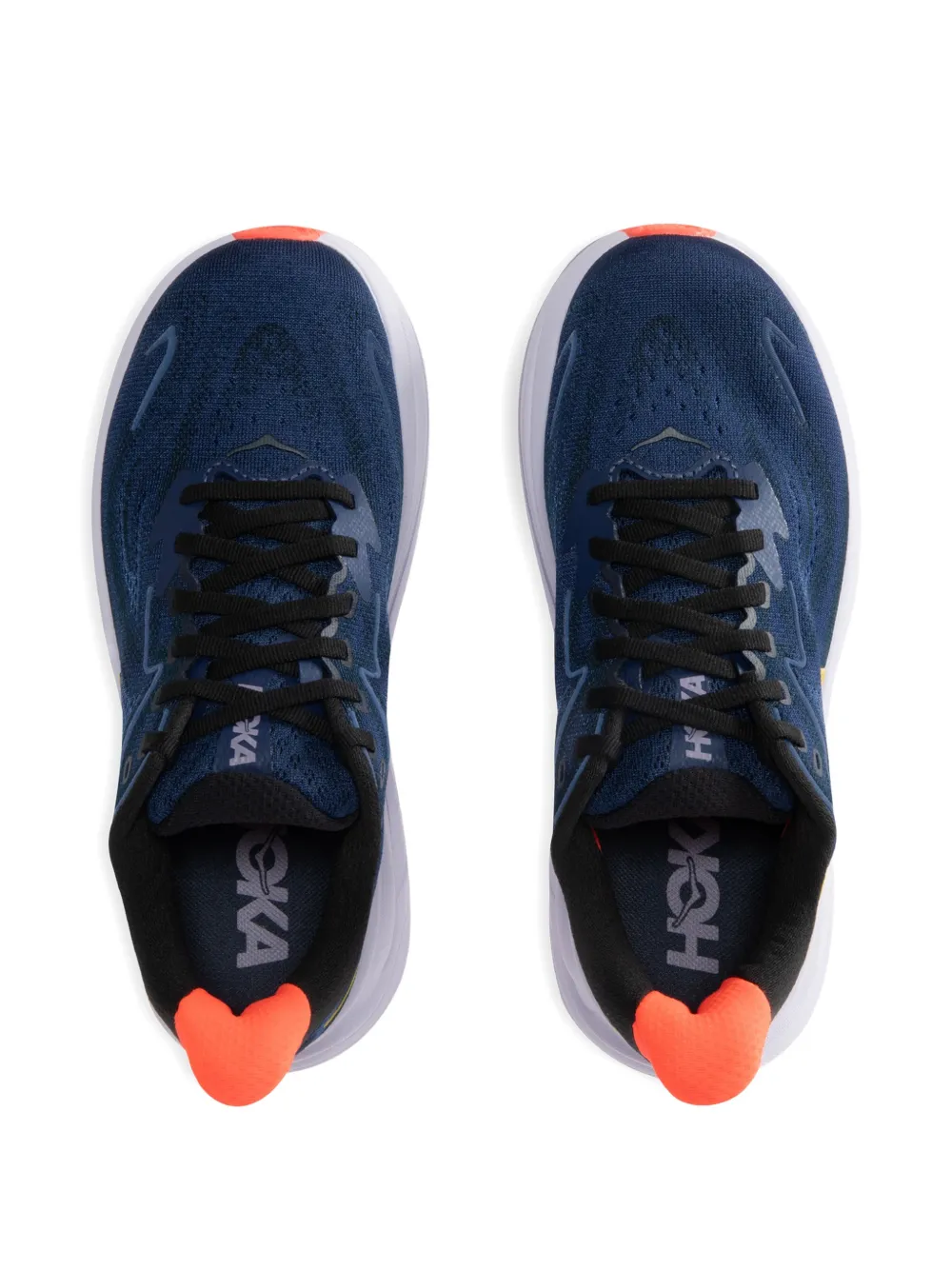 HOKA Clifton 10 mesh sneakers Blauw