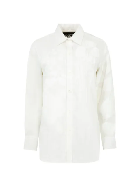 Libertine camisa de lino con motivo floral