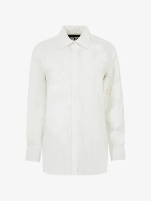 Libertine floral-pattern linen shirt