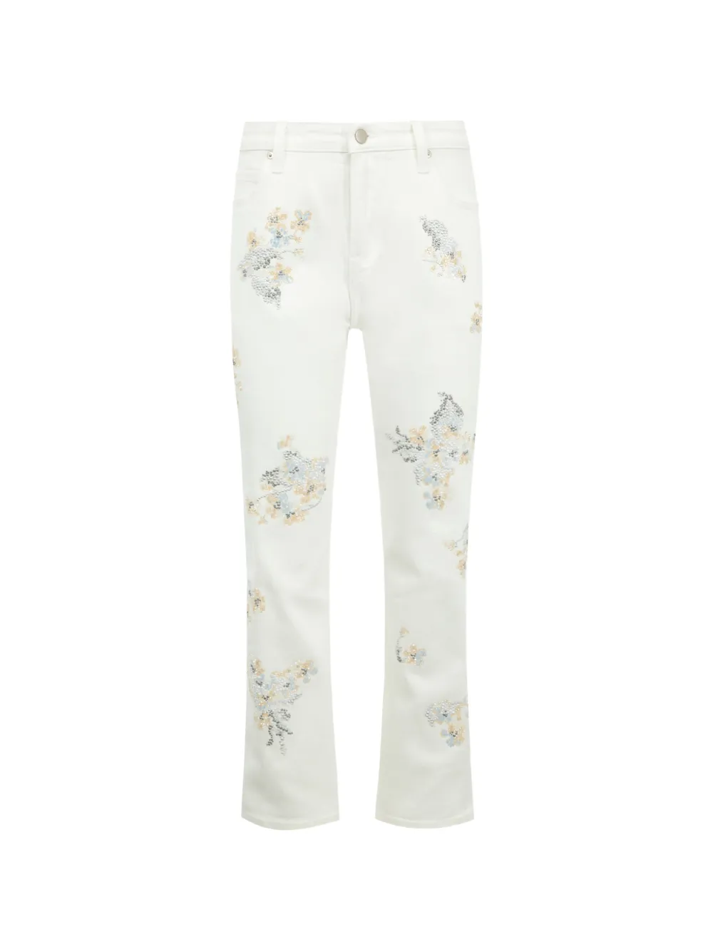 Libertine Porcelain Garden straight-leg jeans - Bianco