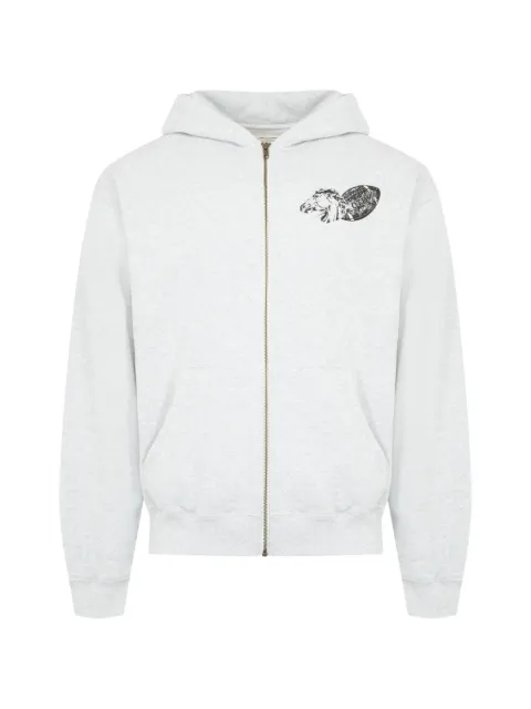 One Of These Days Days USA graphic-print zip-up hoodie