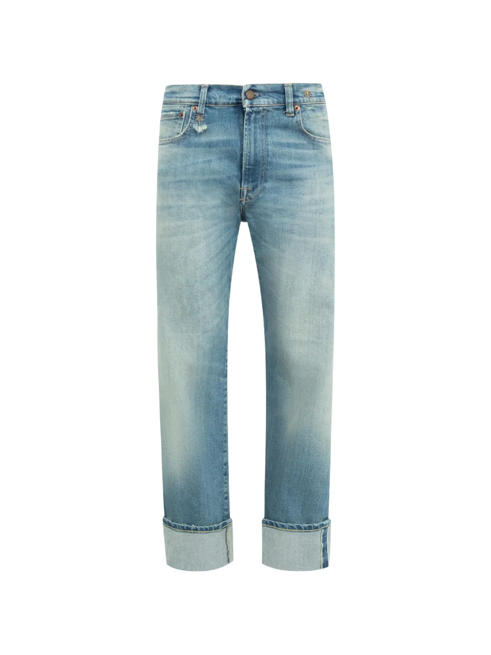 R13 Romeo cuffed jeans - Blau