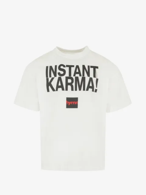 SAINT MXXXXXX slogan-print T-shirt